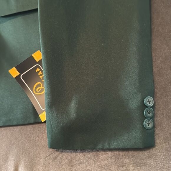 Men’s Green Tournament Golf Blazer Sport Coat 2 Button Notch Lapel Size 2XL NEW - Picture 8 of 13